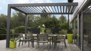 metal pergola