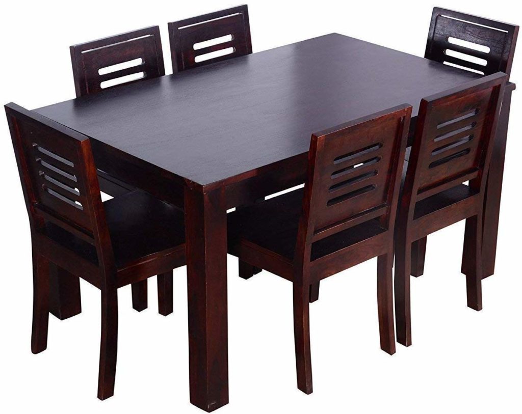 wooden dining table